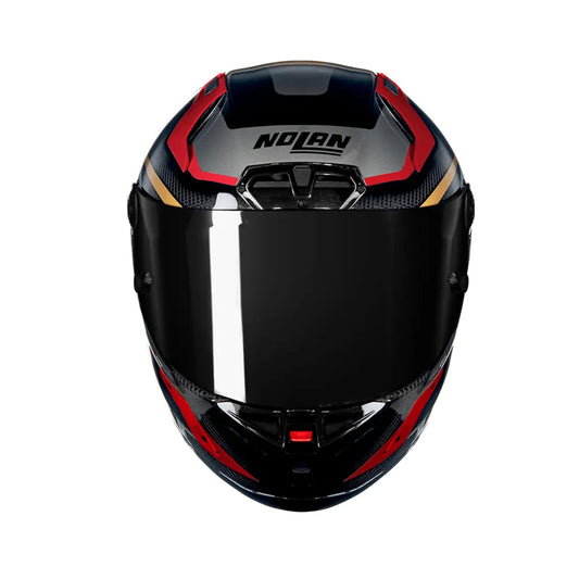 Nolan X-804 RS Helmet Lesmo 362 Red/Grey/Gold