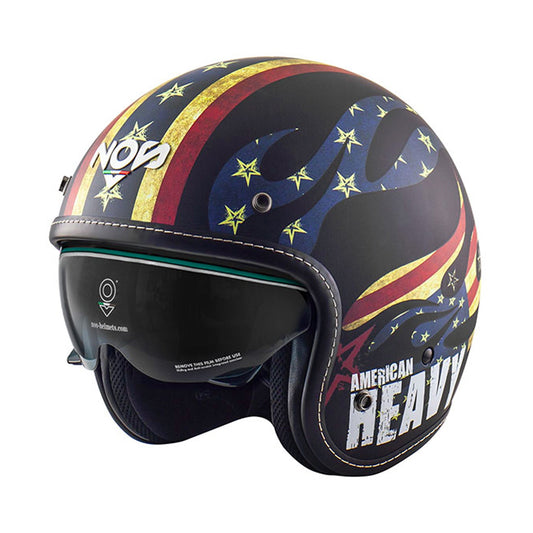 Nos NS-1 Helmet American Heavy Black Matt