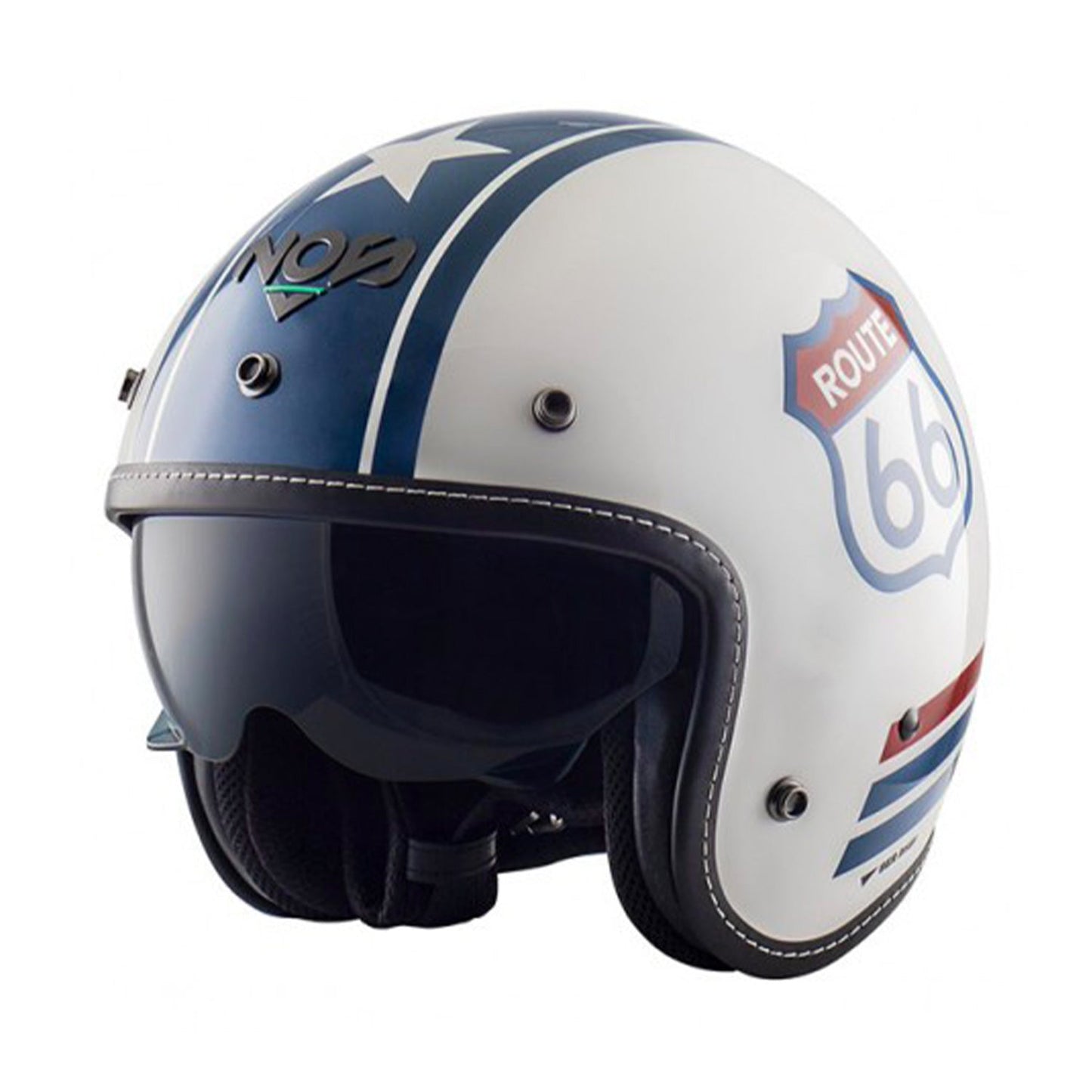 Nos NS-1 Helmet Route White/Blue/Red