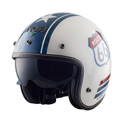 Nos NS-1 Helmet Route White/Blue/Red