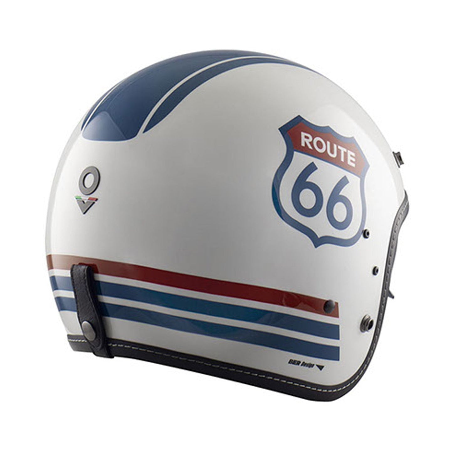 Nos NS-1 Helmet Route White/Blue/Red
