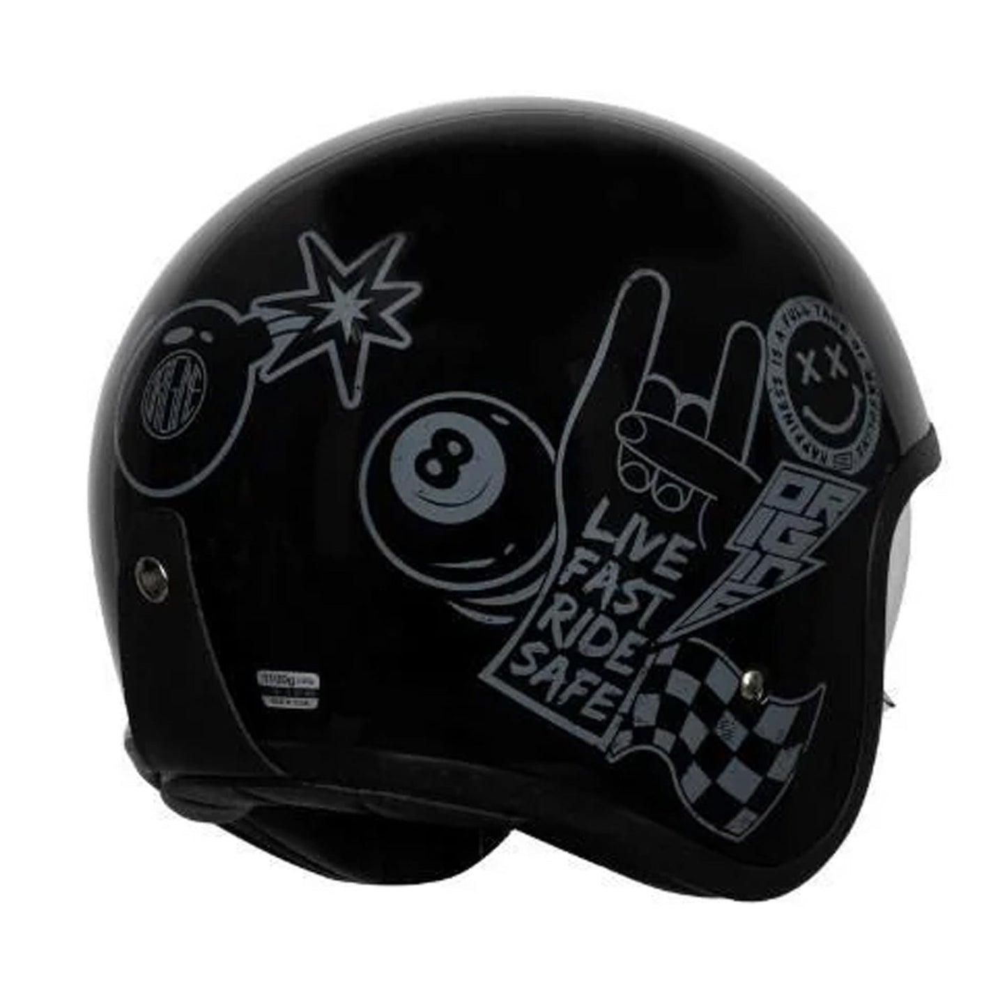 Origine Spirit Helmet Sticky Black Gloss