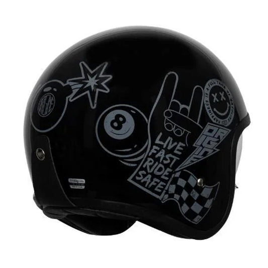 Origine Spirit Helmet Sticky Black Gloss