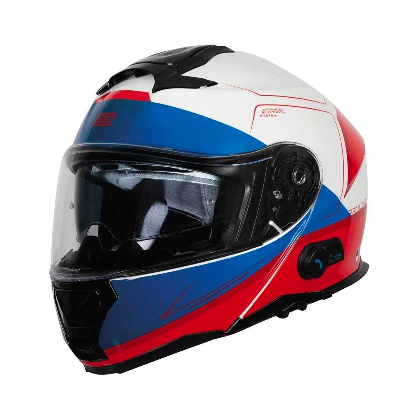 Origine Logic + BT Helmet 2206 Privilege Red/White Gloss