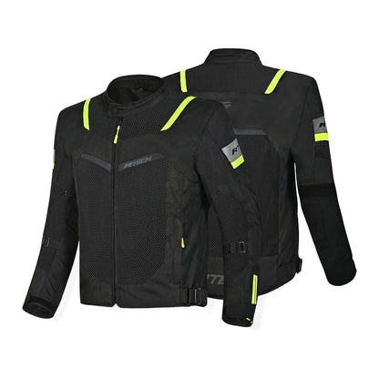 R-TECH SPIRAL MESH GIACCA DE ESTATE UOMO NERO GIALLO