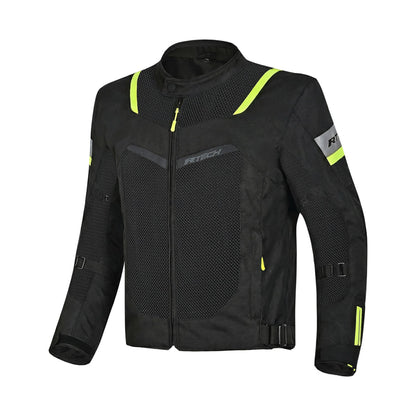 R-TECH SPIRAL MESH GIACCA DE ESTATE UOMO NERO GIALLO
