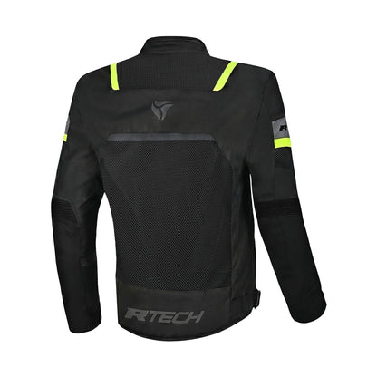R-TECH SPIRAL MESH GIACCA DE ESTATE UOMO NERO GIALLO