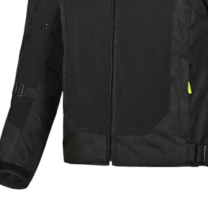 R-TECH SPIRAL MESH GIACCA DE ESTATE UOMO NERO GIALLO