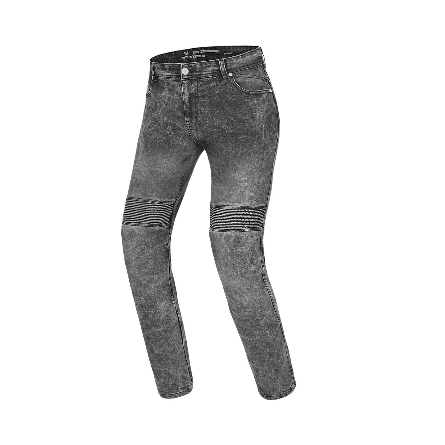 R-TECH VALENCIA PANTALONI DE DONNA DENIM JEANS RANDOM NERO