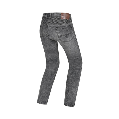 R-TECH VALENCIA PANTALONI DE DONNA DENIM JEANS RANDOM NERO