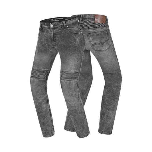 R-TECH VALENCIA PANTALONI DE DONNA DENIM JEANS RANDOM NERO
