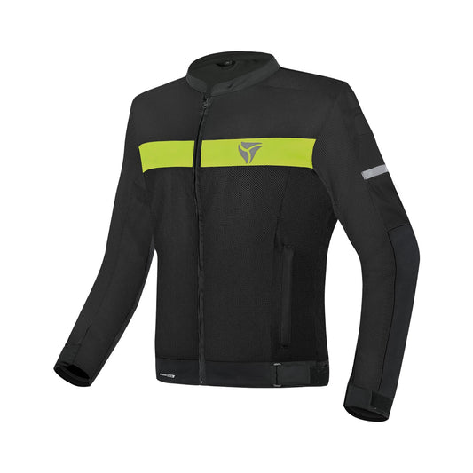 R-TECH SUPER LIGHT GIACCA DE MOTO NERO GIALLO FLOU