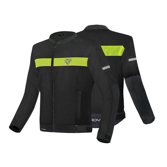 R-TECH SUPER LIGHT GIACCA DE MOTO NERO GIALLO FLOU