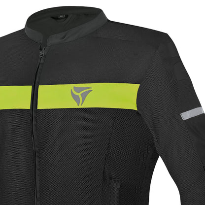 R-TECH SUPER LIGHT GIACCA DE MOTO NERO GIALLO FLOU