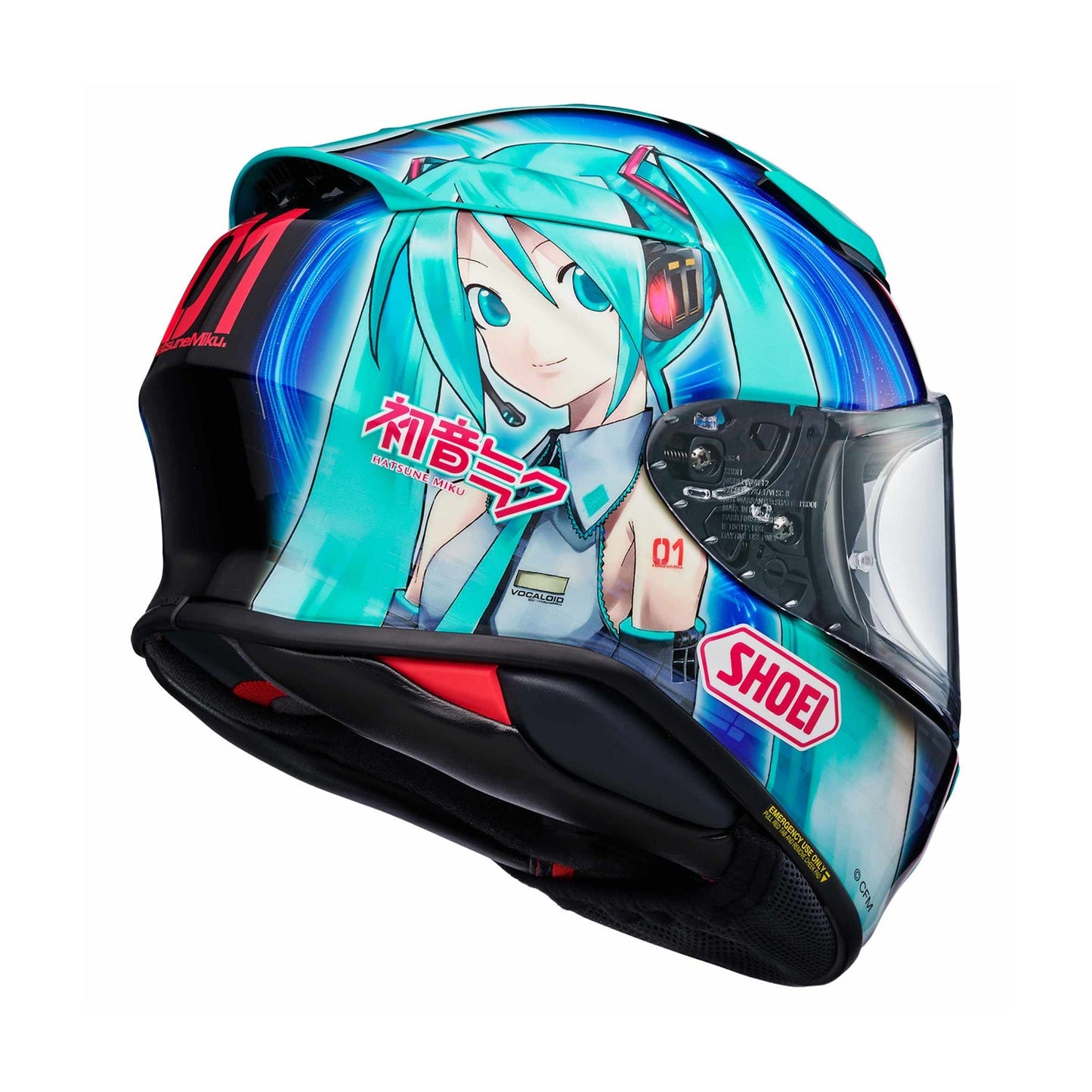 Shoei NXR2 Helmet Hatsune Miku TC-4