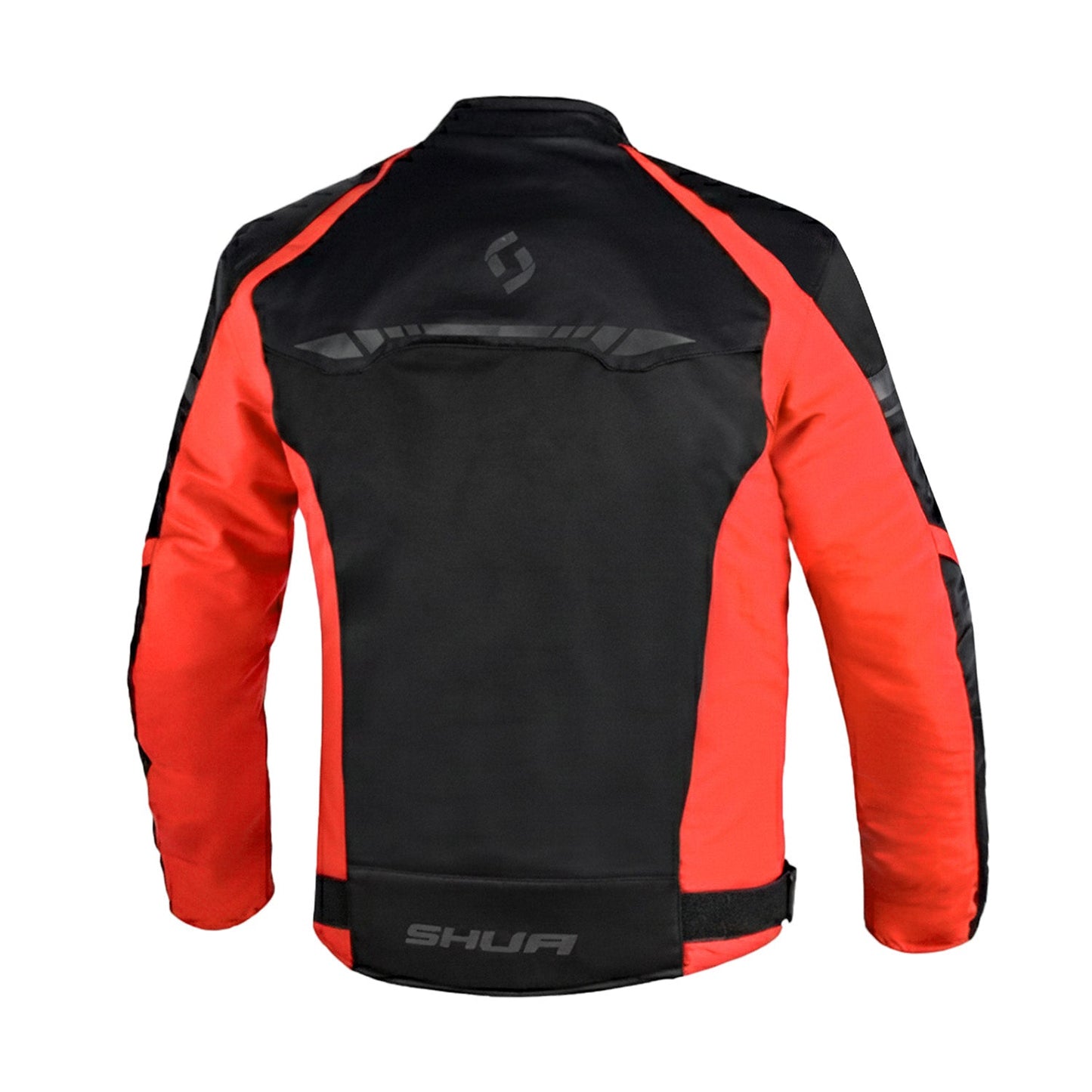 SHUA IMMORTAL GIACCA UOMO NERO NEON ROSSO
