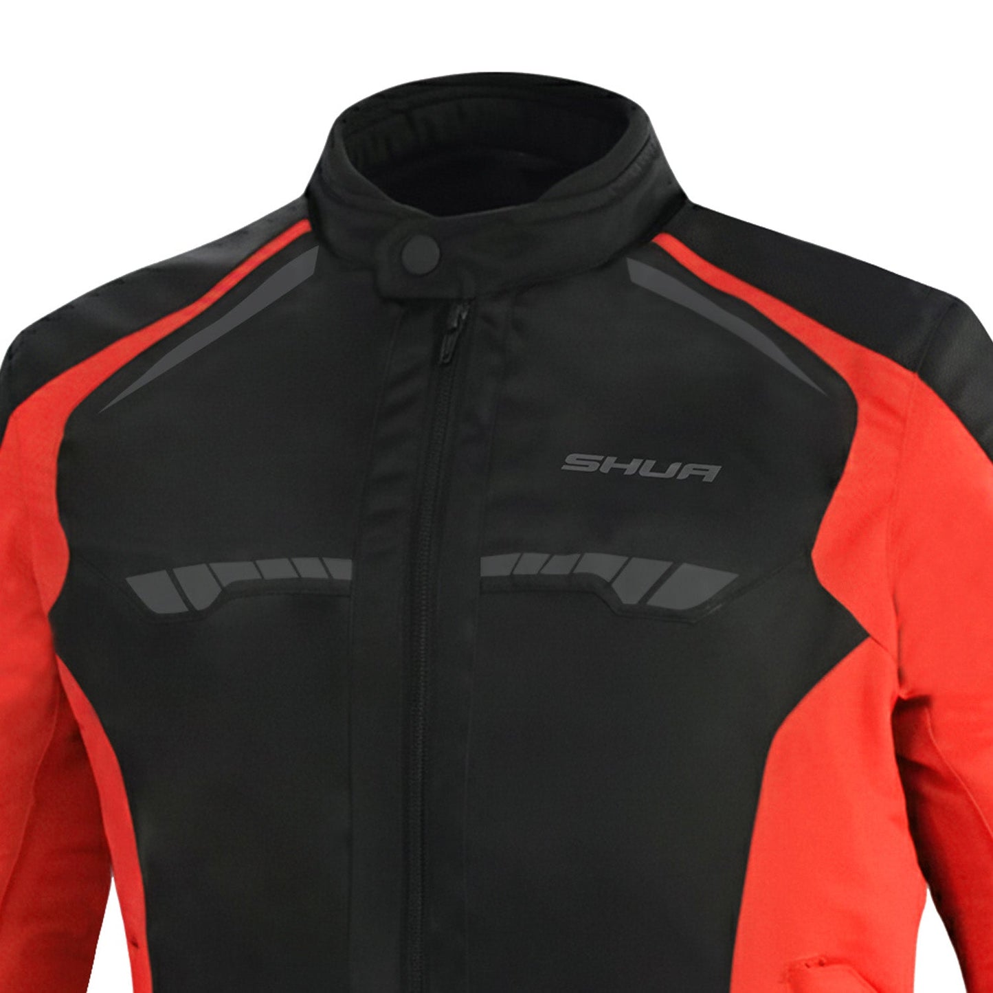 SHUA IMMORTAL GIACCA UOMO NERO NEON ROSSO