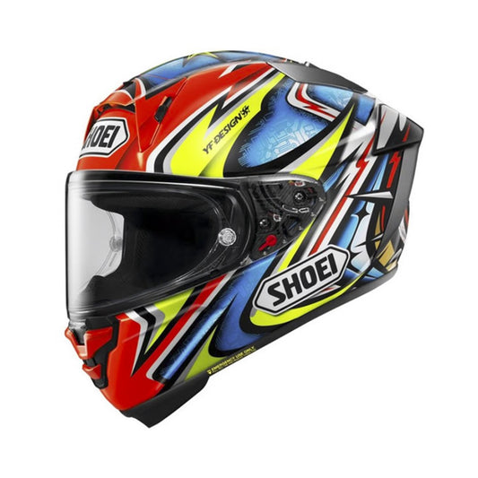 Shoei X-SPR Pro Helmet Daijiro TC-1 Red/Yellow/Blue Gloss
