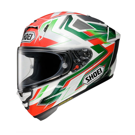 Shoei X-SPR Pro Helmet Escalate TC-4 Green/Red Gloss