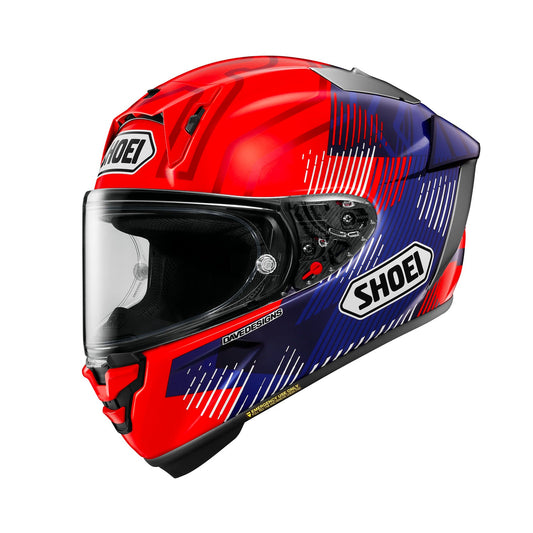 Shoei X-SPR Pro Helmet Marquez 8 TC-1 Red/Blue Gloss