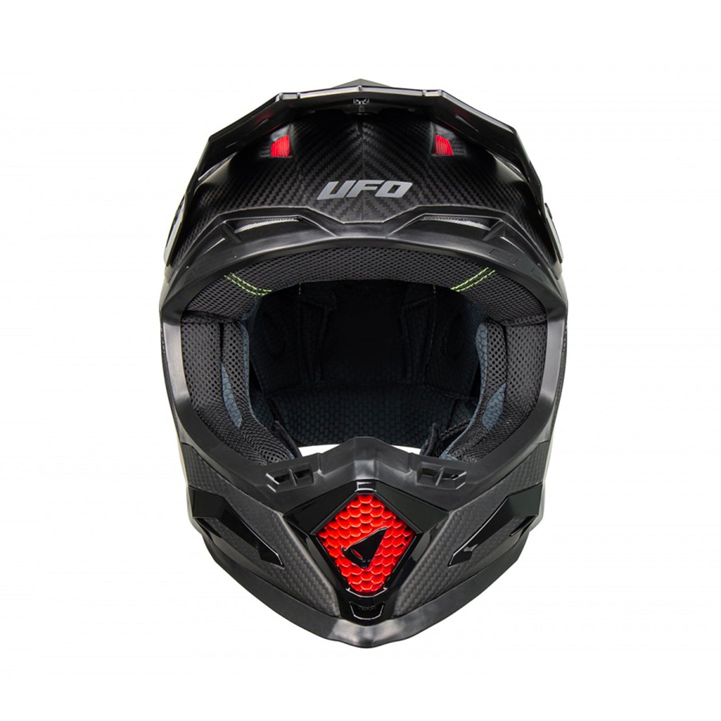 UFO Echus Carbon Motocross Helmet Black Matt