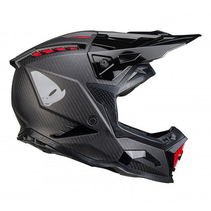 UFO Echus Carbon Motocross Helmet Black Matt