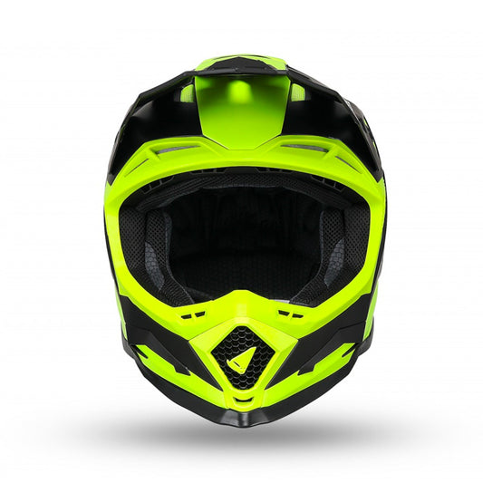 UFO Echus Motocross Helmet Neon Yellow/Black Matt