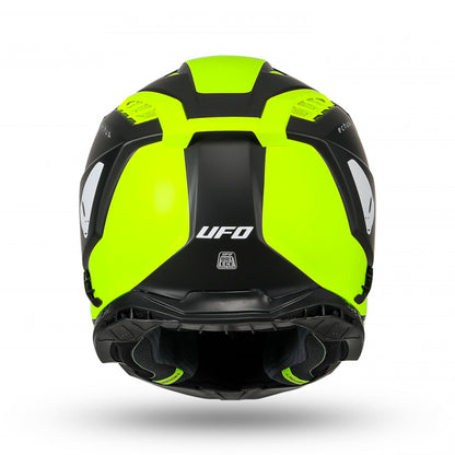 UFO Echus Motocross Helmet Neon Yellow/Black Matt