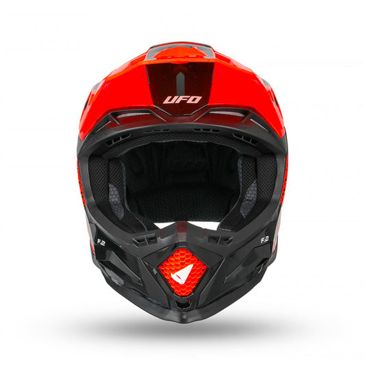 UFO Echus Motocross Helmet Orange/ Black Matt