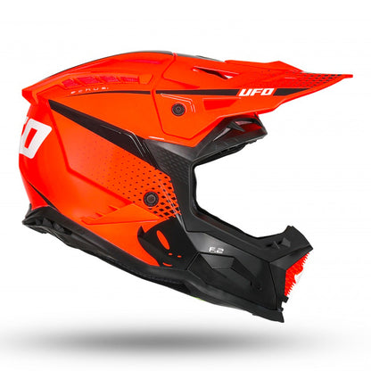 UFO Echus Motocross Helmet Orange/ Black Matt