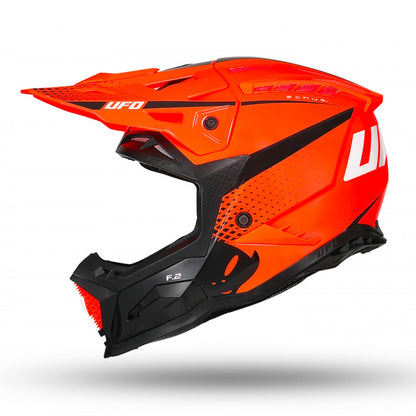 UFO Echus Motocross Helmet Orange/ Black Matt