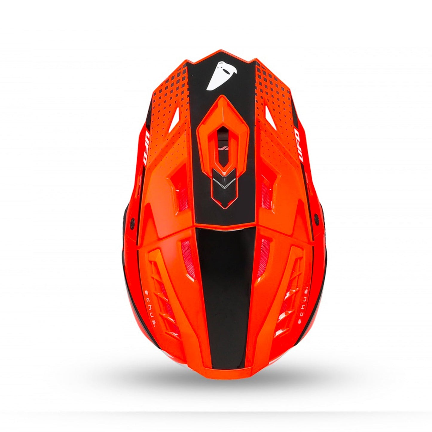 UFO Echus Motocross Helmet Orange/ Black Matt