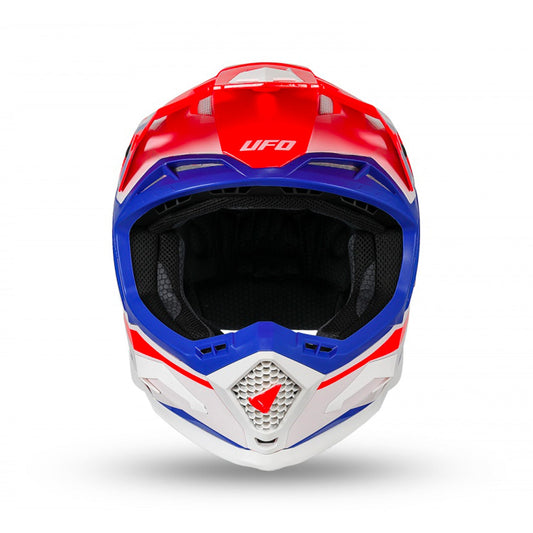 UFO Echus Motocross Helmet Red/ Blue/White Matt