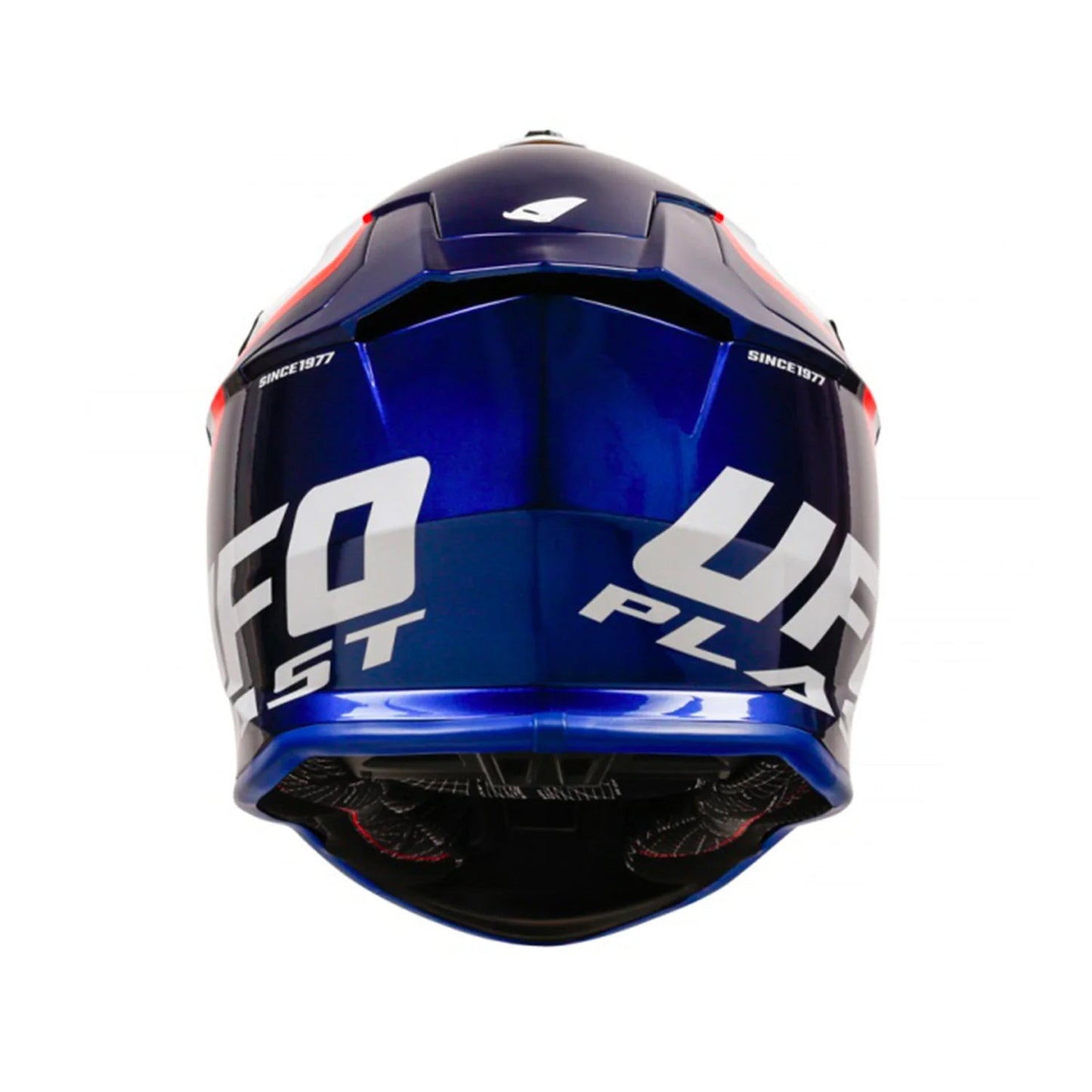 UFO Intrepid Motocross Helmet Blue/White Gloss