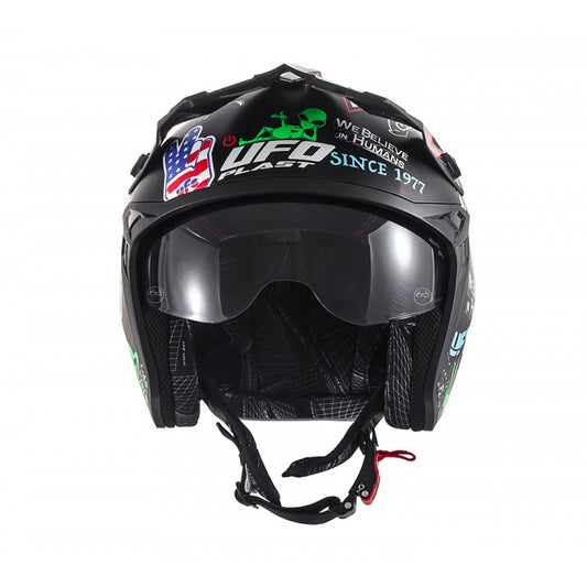 UFO Sheratan Cross Jet Helmet Legendary Edition Matt