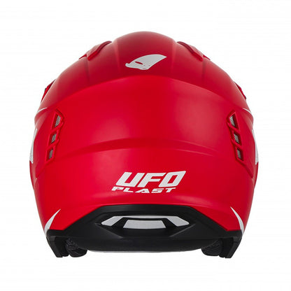 UFO Sheratan Cross Jet Helmet Red Matt
