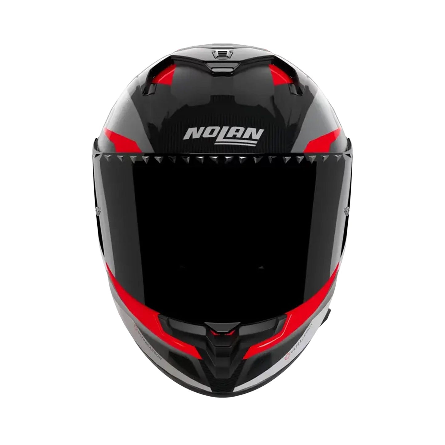 Nolan X-904 Ultra Carbon Helmet Calibro 345 Black/Grey/Red Gloss