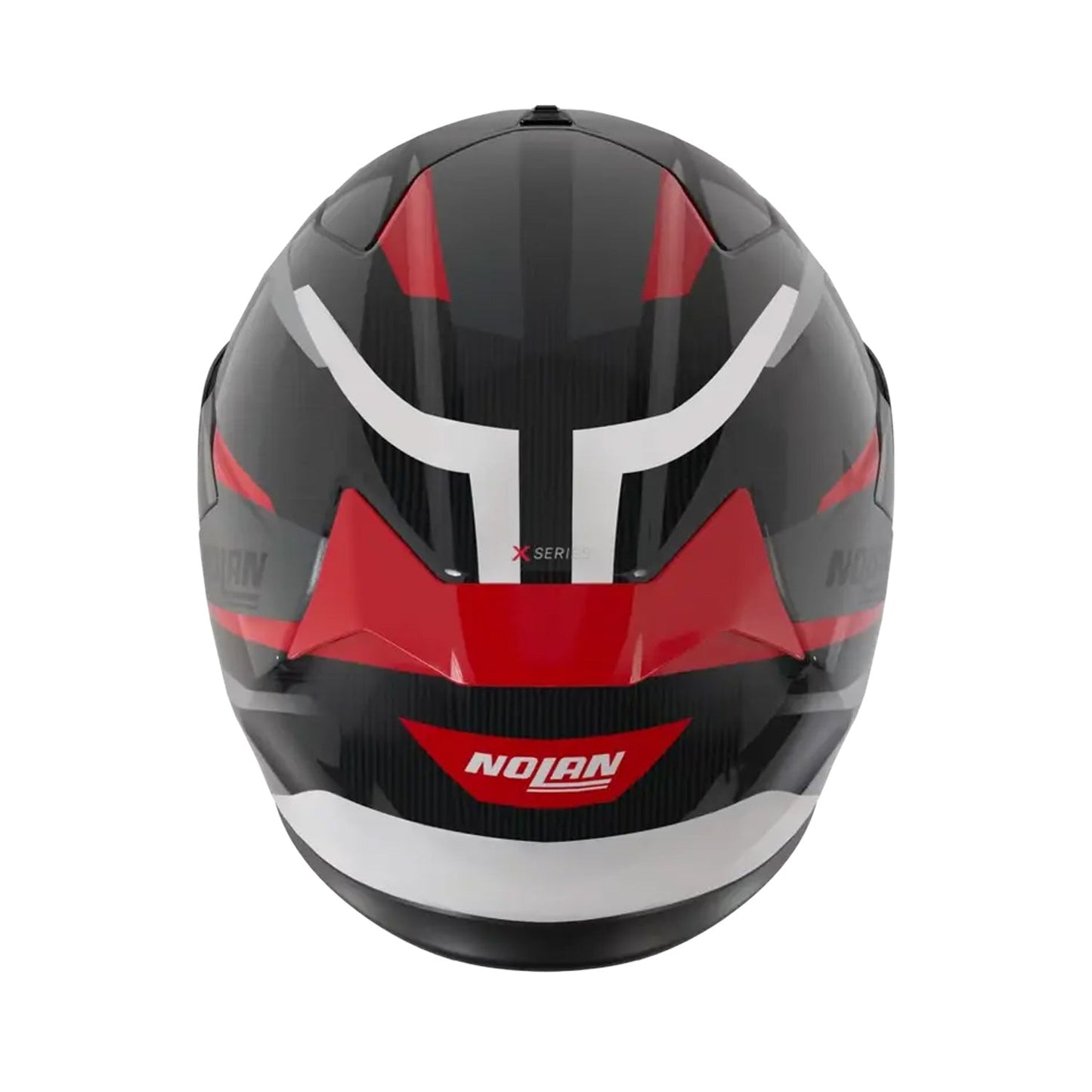 Nolan X-904 Ultra Carbon Helmet Calibro 345 Black/Grey/Red Gloss