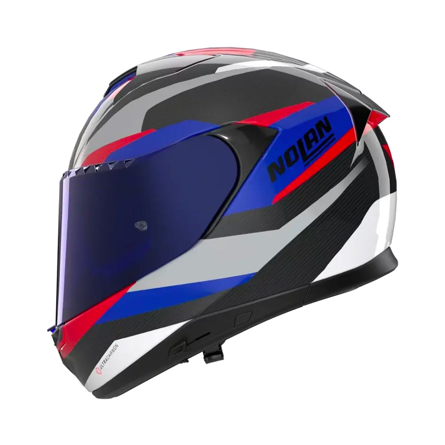 Nolan X-904 Ultra Carbon Helmet Calibro 347 Black/Blue/Red Gloss