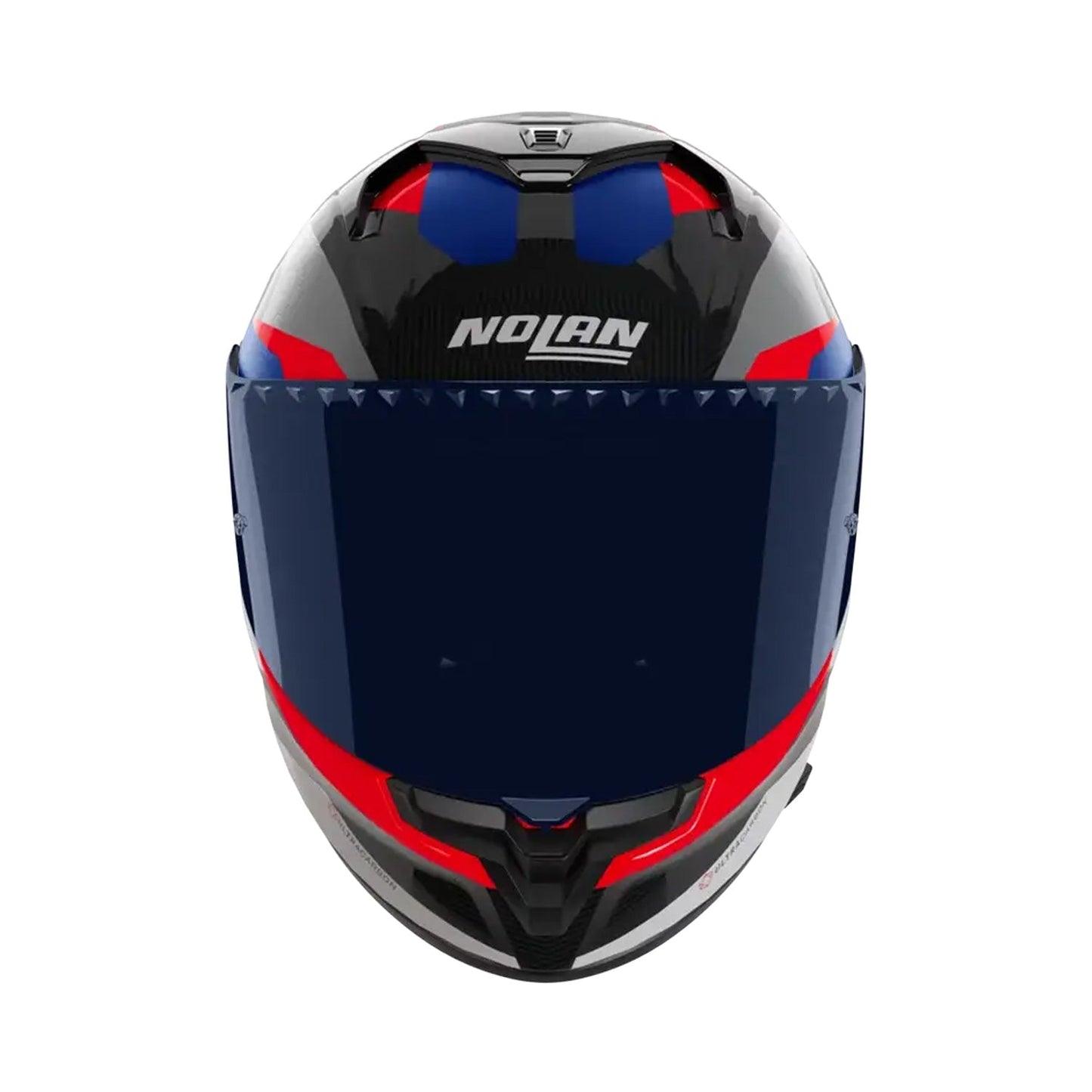Nolan X-904 Ultra Carbon Helmet Calibro 347 Black/Blue/Red Gloss