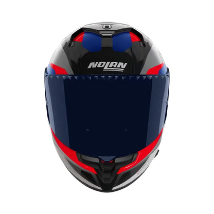 Nolan X-904 Ultra Carbon Helmet Calibro 347 Black/Blue/Red Gloss