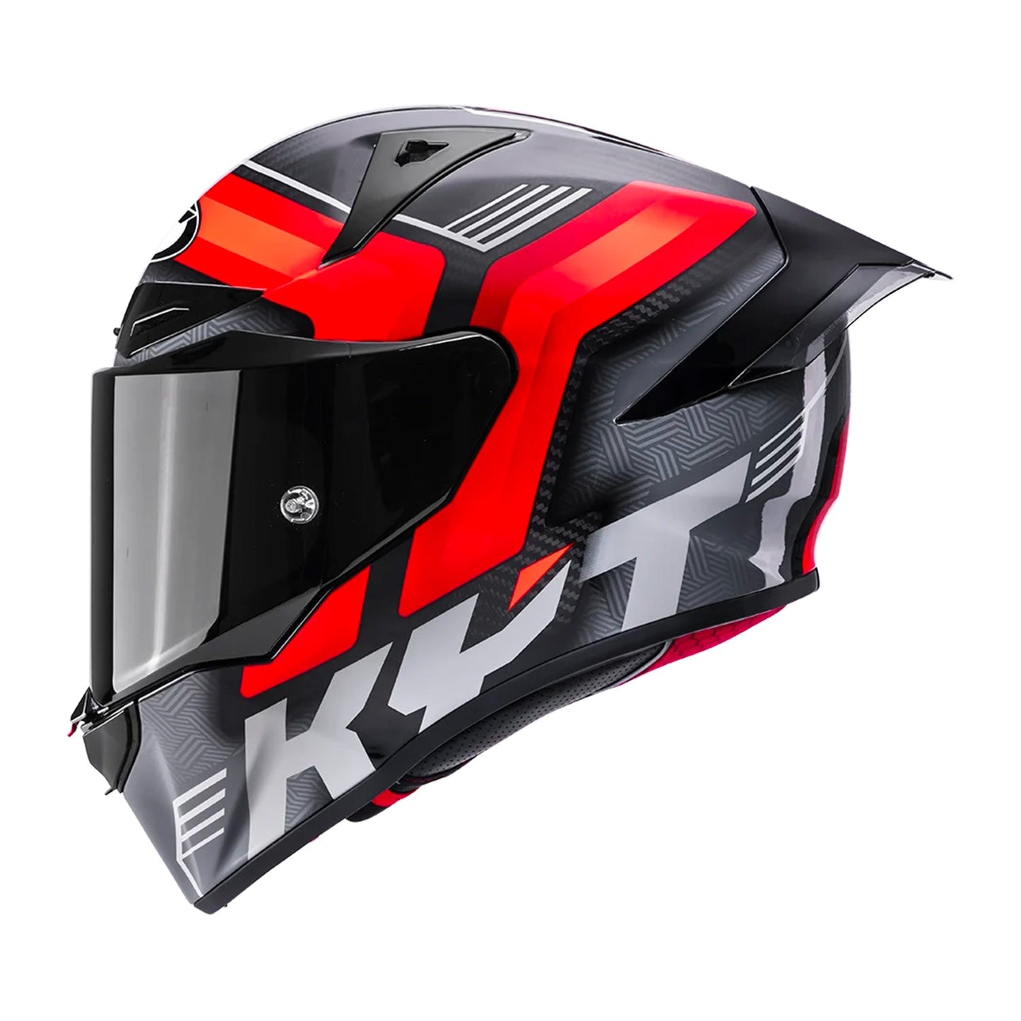 Kyt R1R Helmet Carbon Accelerator Red Matt