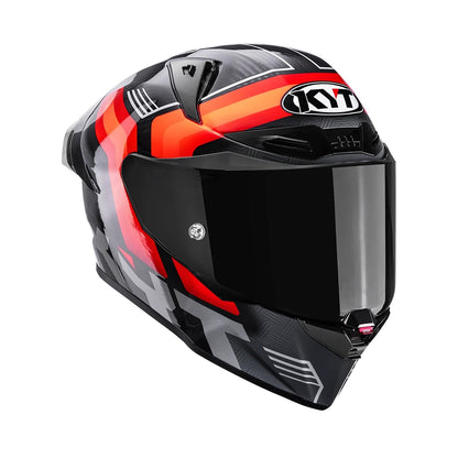 Kyt R1R Helmet Carbon Accelerator Red Matt