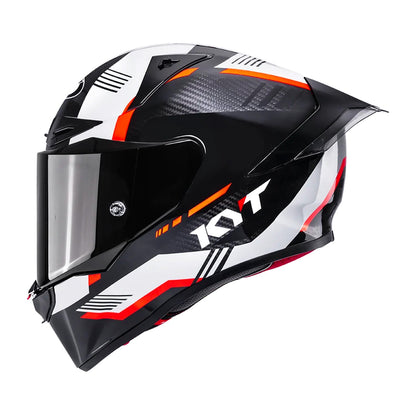 Kyt R1R Helmet Carbon Zone Orange Matt