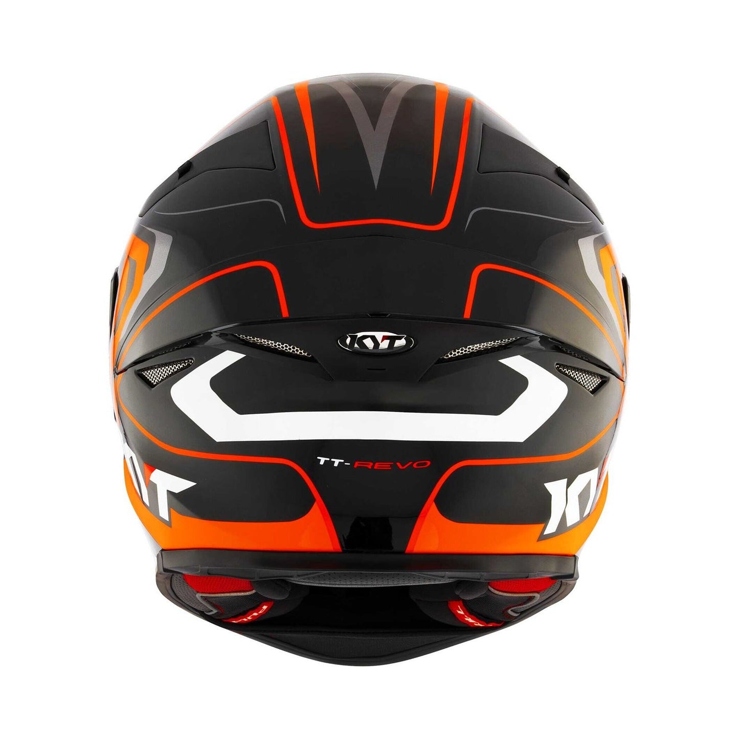 Kyt TT-Revo Helmet Overtech Black/Orange