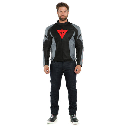 DAINESE AIR Crono 2 Giacca estiva moto Tex Jacket Nera e Grigia