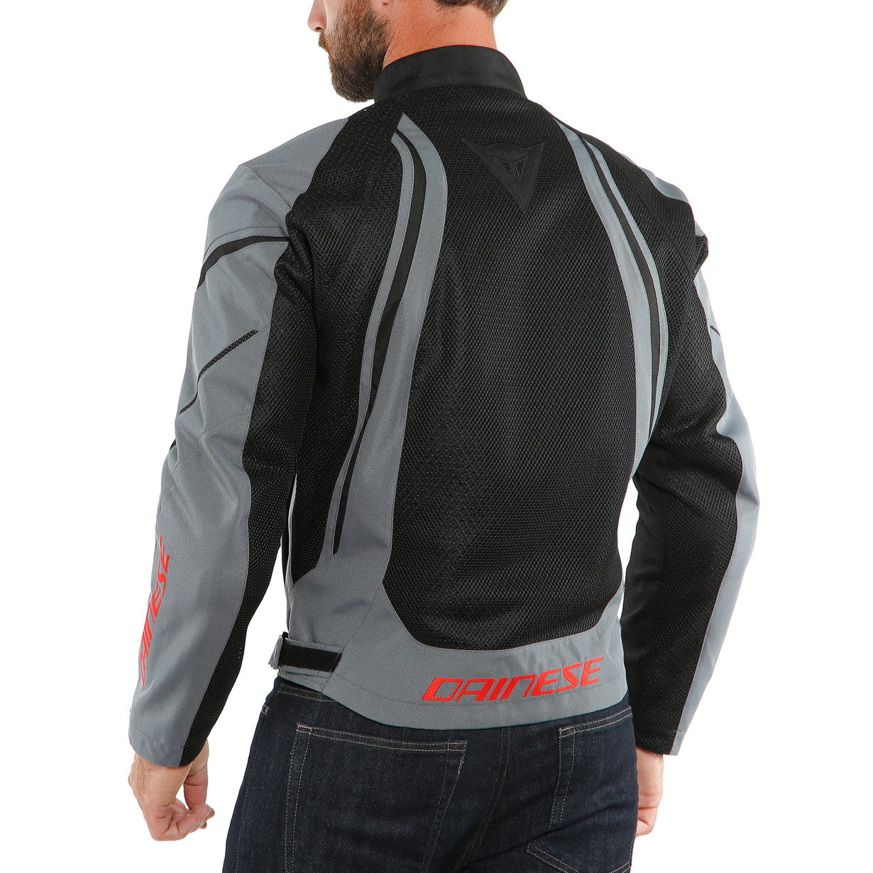 DAINESE AIR Crono 2 Giacca estiva moto Tex Jacket Nera e Grigia