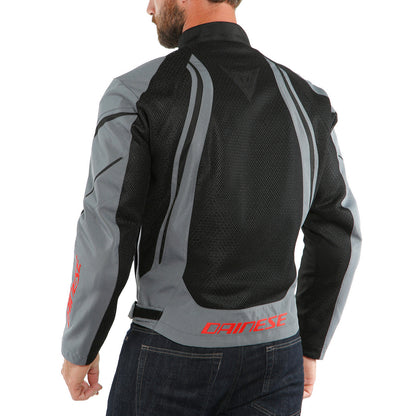 DAINESE AIR Crono 2 Giacca estiva moto Tex Jacket Nera e Grigia