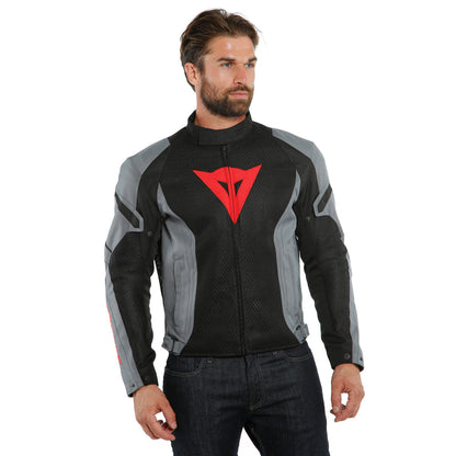 DAINESE AIR Crono 2 Giacca estiva moto Tex Jacket Nera e Grigia
