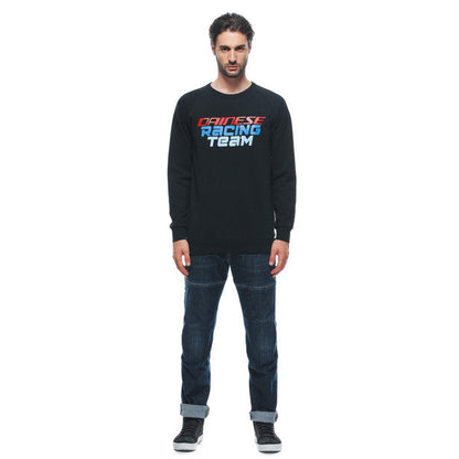 DAINESE Racing SWEATER Felpa Nera con logo sul petto e nomi circuito sulla schiena